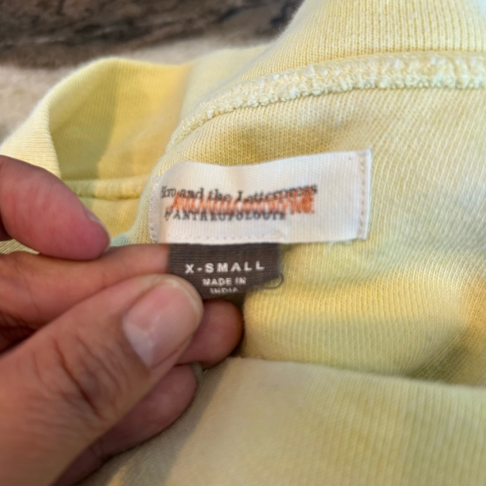 Pilcro and the Letterpress by Anthropologie XS sweatshirt, GUC - Picture 2 of 3